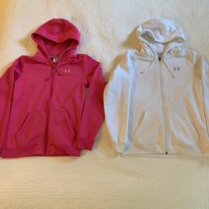 2 Under Armour Zip Ups